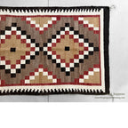 c.1940's NAVAJO RUG DOUBLE DIAMONDS PATTERN... 114cm/75cm