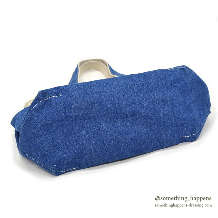 1990's~ L.L.BEAN CANVAS GARDEN TOTE DENIM ZIP TOP ...