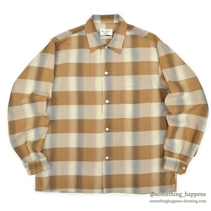 1960's NELSON PAIGE WIDE STRIPED SHIRT...M