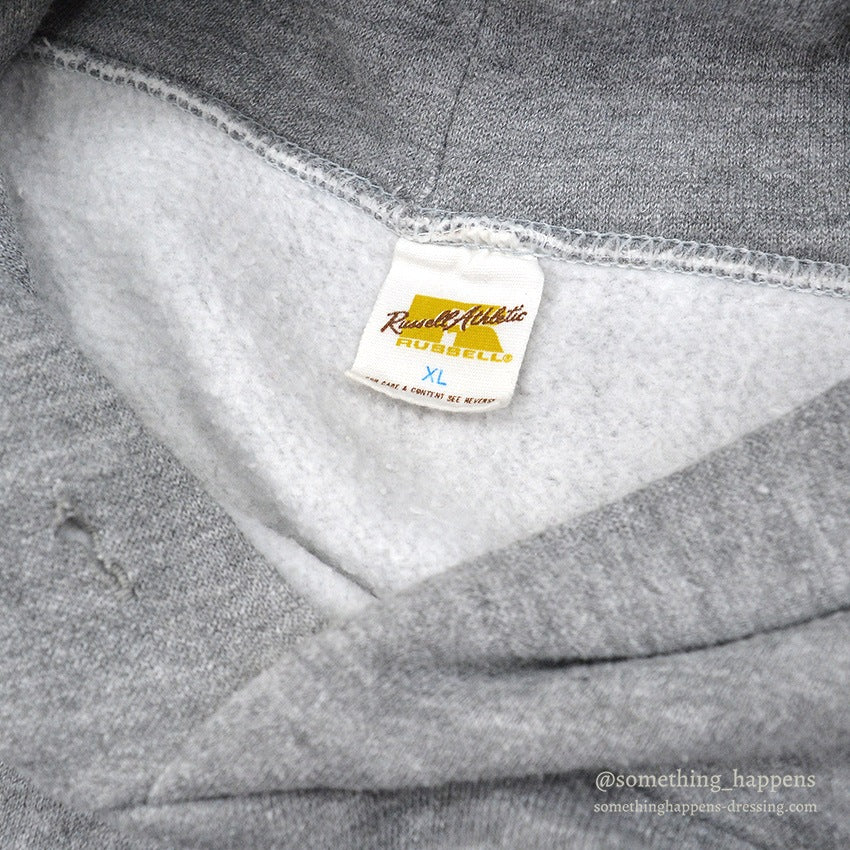 1970's~ RUSSELL BLANK SWEAT PARKA...XL