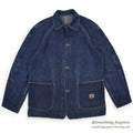 1940's PAYDAY WW2 DENIM COVERALL / DARK...