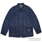 1940's PAYDAY WW2 DENIM COVERALL / DARK...