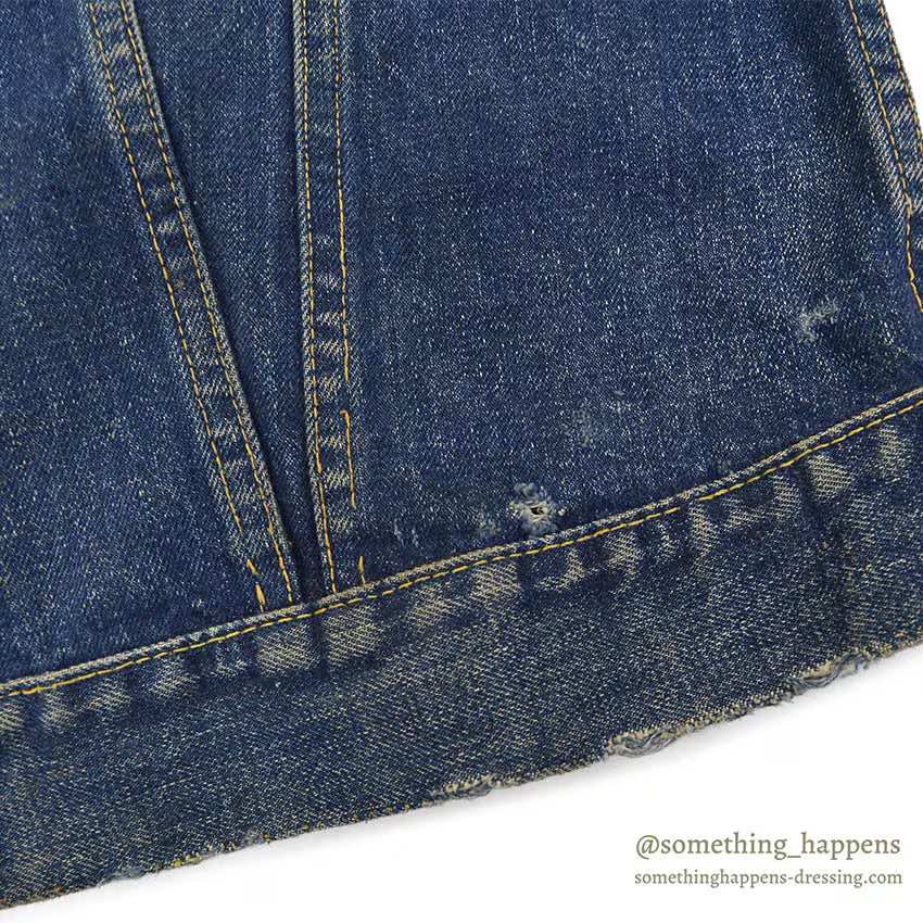 1960's LEVI'S 557XX DENIM JACKET / SUN FADED ... 44