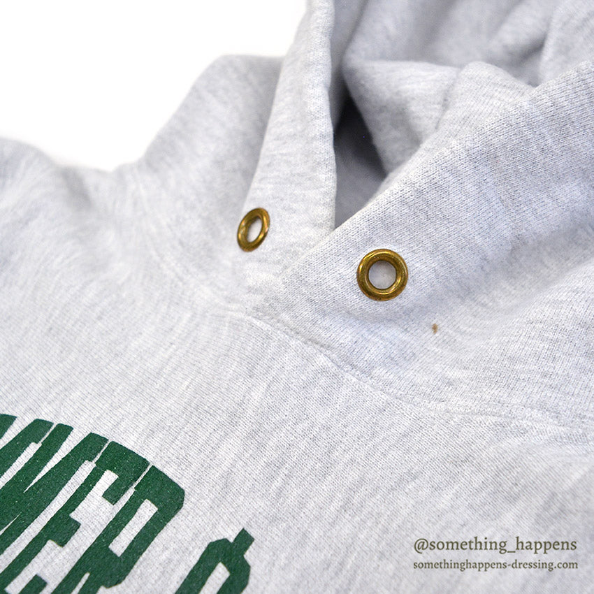 1990's CHAMPION REVERSE WEAVE SWEAT PARKA / TWO SIDED PRINT... L