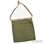 1940's AMERICAN RED CROSS WW2 HBT APRON DITTY BAG / TWO TONE...