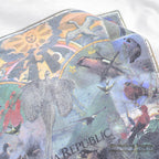 1980's~ BANANA REPUBLIC BIRD PRINT POCKET T-SHIRT ... L