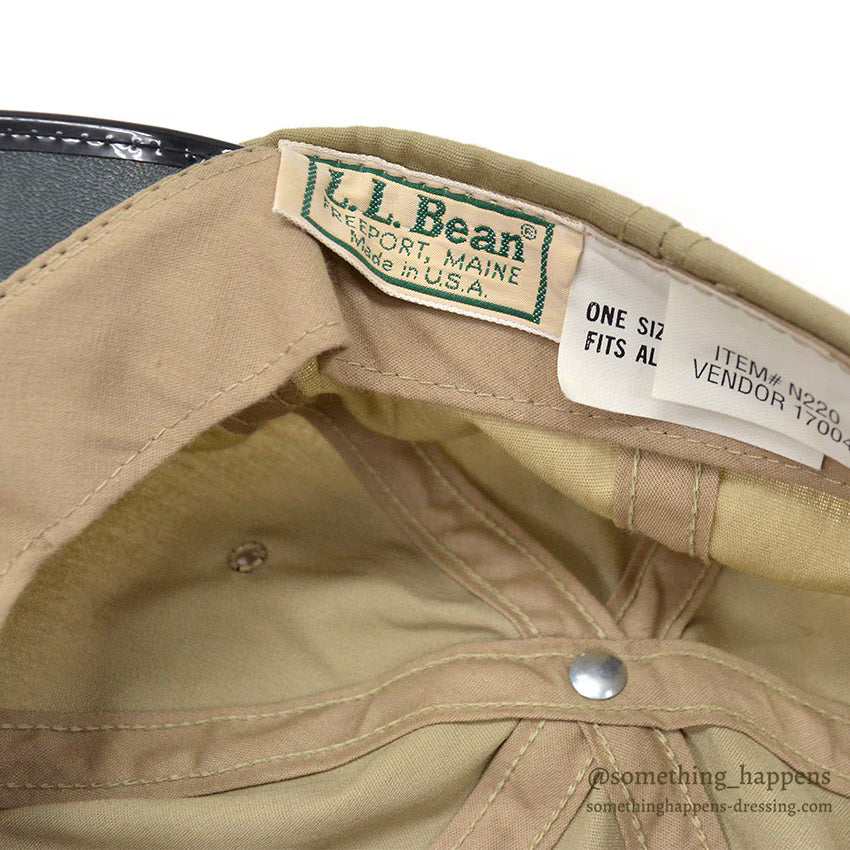 1980's LLBEAN LONG BILL FISHING CAP...