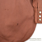 1940's WESTMOOR RAYON GABARDINE WESTERN SHIRT / SUN FADED ...