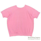 1960's INDIAN LAKE OHIO S/S SWEAT SHIRT / PINK...