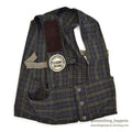 1960's GUN CLUB SHOOTING VEST / PLAID FABRIC...