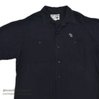 1960's TEN STRIKE BY KING LOUIE NAPOLI BOWLING SHIRT / BLACK & PINK ... ML