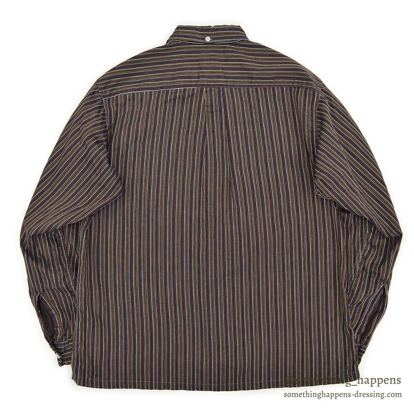 1960's TOWNCRAFT MULTI STRIPE B/D SHIRT...M