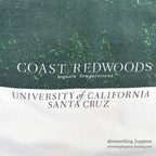 1990's ONEITA COAST REDWOODS FOREST PRINT T-SHIRT... XL