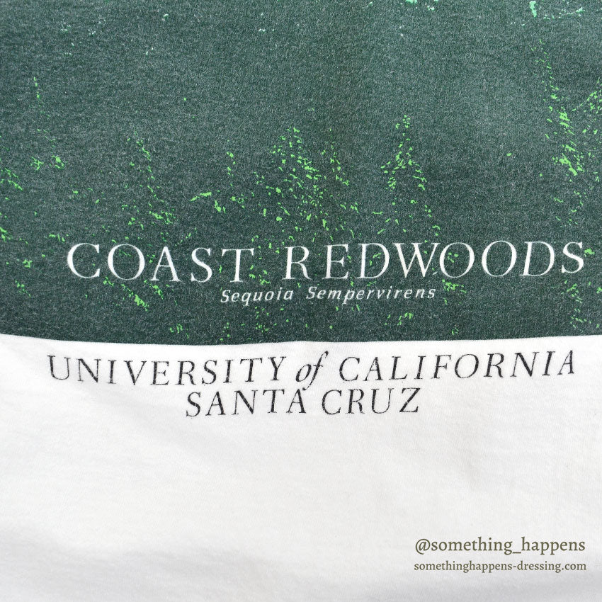 1990's ONEITA COAST REDWOODS FOREST PRINT T-SHIRT... XL