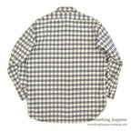 1990's LLBEAN SMALL BLOCK PLAID CHAMOIS CLOTH SHIRT... 151/2