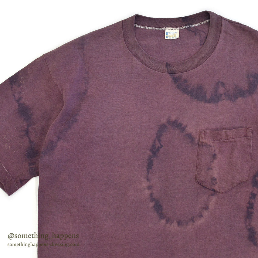 1960's~ TOWNCRAFT TIE DYE POCKET T-SHIRT ... XL