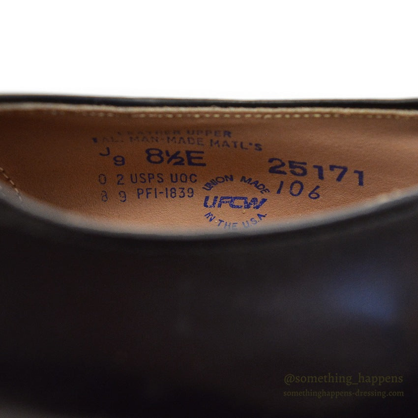 1980's DEADSTOCK REDWING 106-2 POSTMAN SHOES... 81/2E