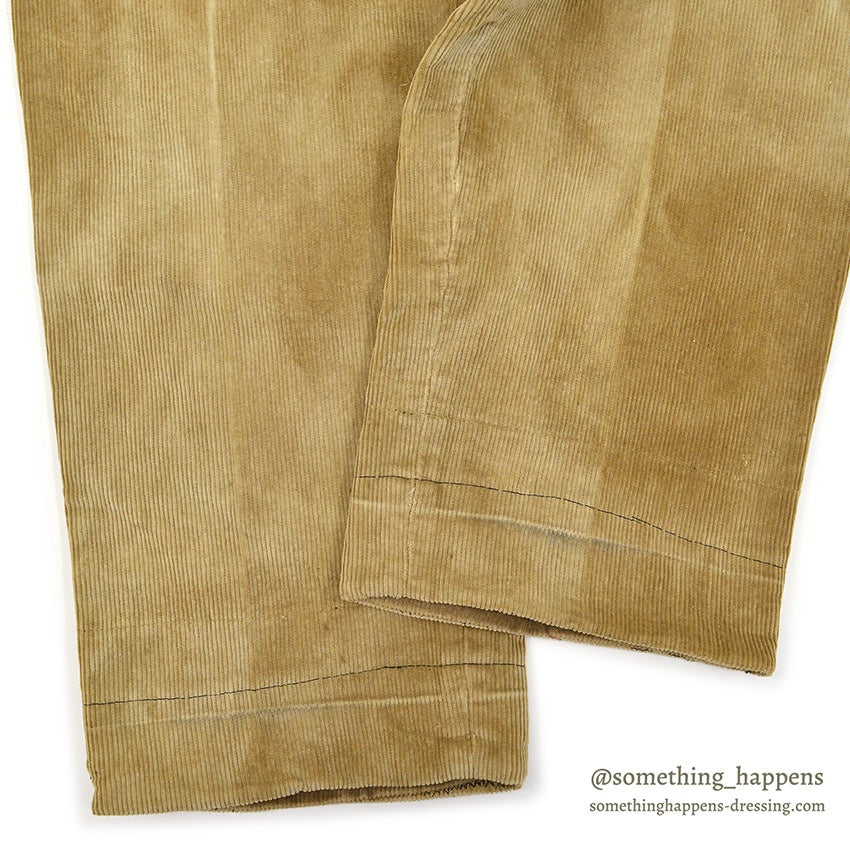 1960's SWEET-ORR CORDUROY WORK PANTS / SUN FADED ... W36/L29