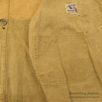 1950's BLUE BILL HUNTING VEST / HALF MOON POCKET...