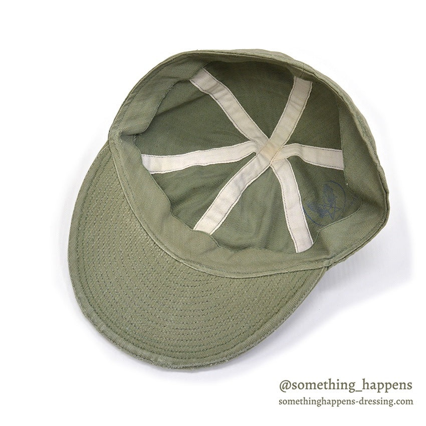 1940's U.S.ARMY AIR FORCES A-3 HBT CAP ... 約60cm