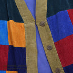 1980's~ HAND MADE PATCHWORK CORDUROY VEST...
