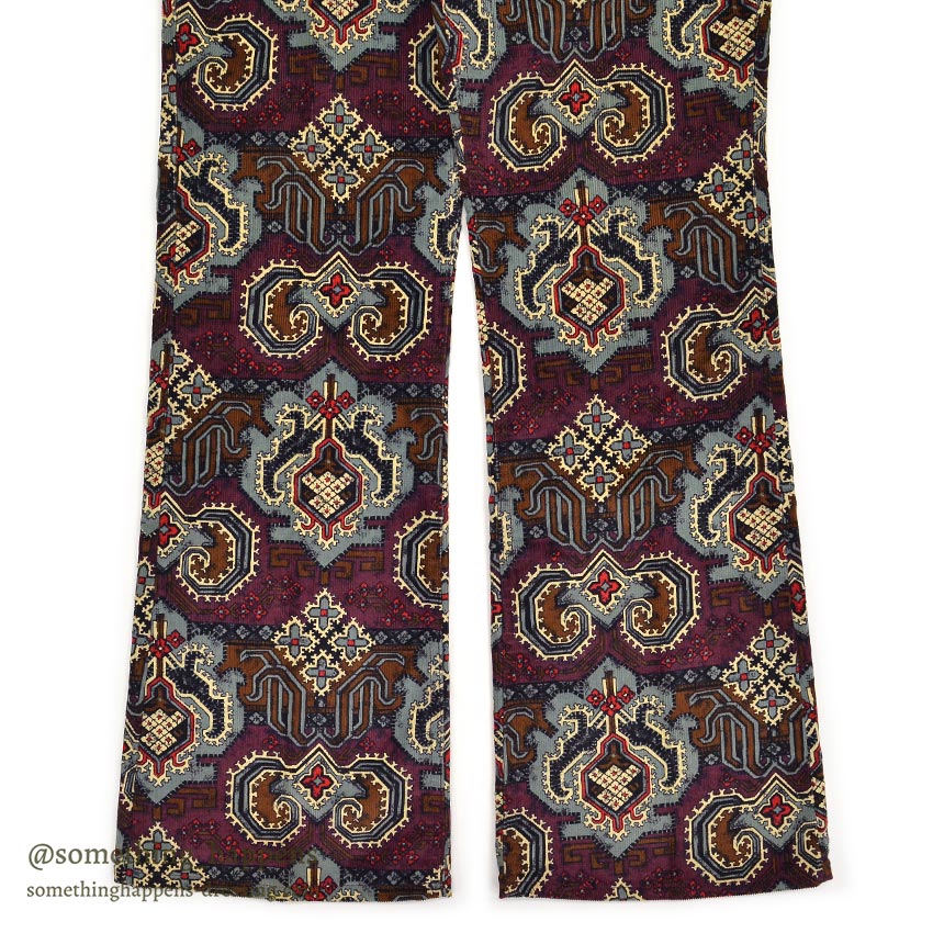 1970's DEADSTOCK Levi's PRINT CORDUROY PANTS ... W36/L31