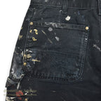 1990's CARHARTT BLACK DOUBLE KNEE DUCK PAINTER PANTS... W31/L31