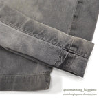1960's UNKNOWN BLACK FADED FRISCO PANTS ... W32/L27