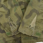 1960's USARMY M-65 HAND PAINTED CAMO JACKET / 1st PATTERN...