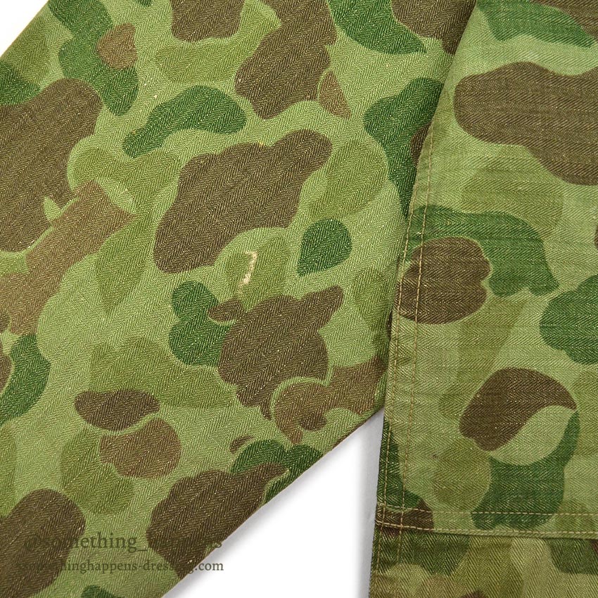 1940's U.S.M.C. WW2 P-44 DUCK HUNTER CAMO TWO-TONE HBT JACKET / MINT CONDITION ... 38