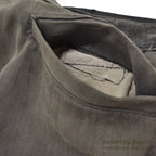 1930's BLACK FRISCO PANTS BACKLE BACK / HEAVY COTTON... W31/L29