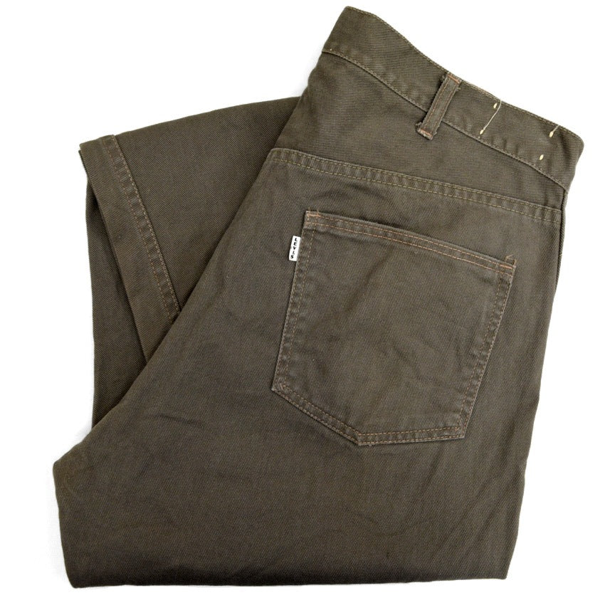 60's Levi's 800D BIG-E Twill Pants... Actual measurements: W35.5 x L31