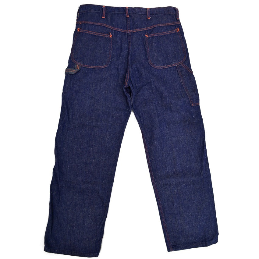 60's デニムペインターパンツ  濃紺 ... 実寸 W33.5 × L30