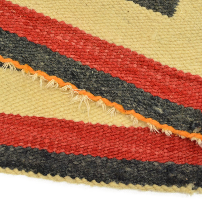 ~1940s Navajo Rug Saddle Blanket 45cm x 98cm...