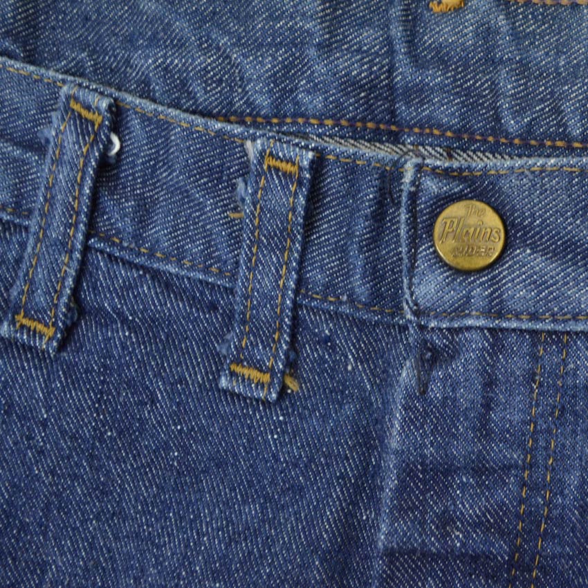 60's E&W The Plains RIDER INDIGO DENIM PANTS RODEO PAINT