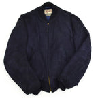 50's 'Monarch' Blue Nubuck Leather Jacket...