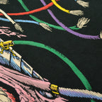 90's LIQUID BLUE 'X-man' Overprint!! Silkscreen T-shirt... L