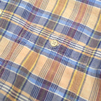 60's Capper & Capper by Hathaway MADRAS Short-Sleeve Shirt ... M