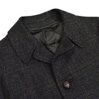 50's Deadstock PENNEYS Black Plaid Wool Coat...