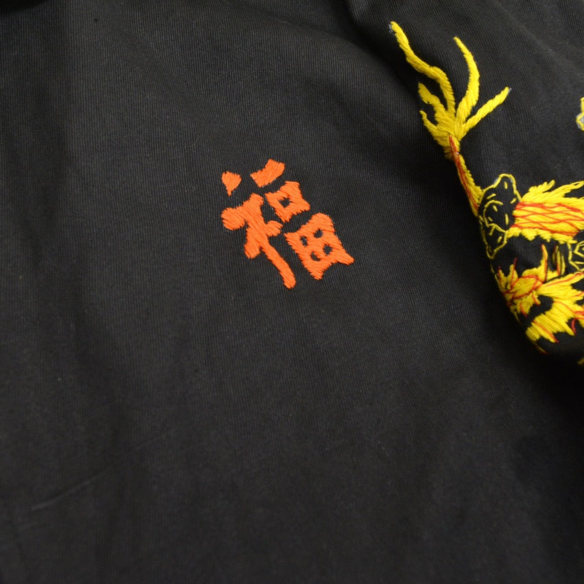 60's Vietnam Tour Jacket, Black Cotton... Size M