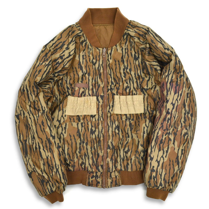 80s Columbia Bottomland Camo Nylon Reversible Jacket... M