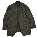 1950s University Town Salt and Pepper Wool Tailored Jacket...
