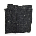 70's COTLER Fleck Pattern Black Wool Slacks...