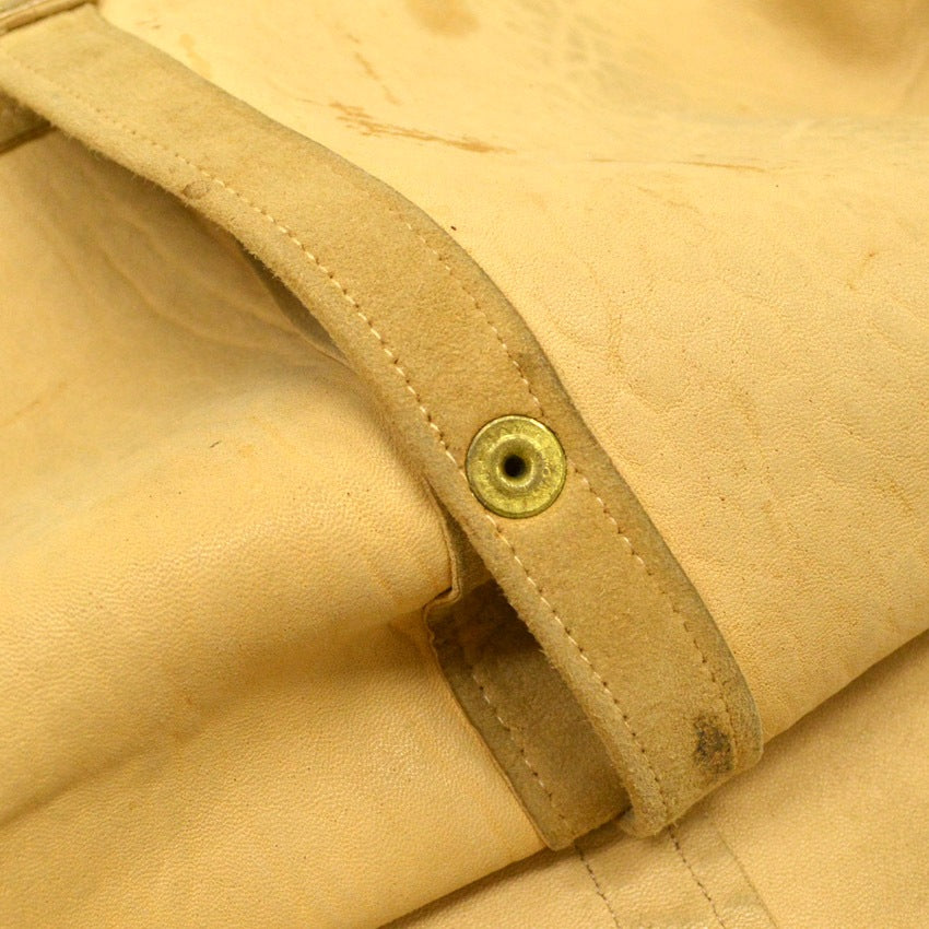 60s-style deerskin jacket with happi coat sleeves...
