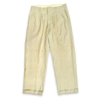 60's LEVI'S Casuals Brown Pin Stripe Cotton Slacks... 31×29