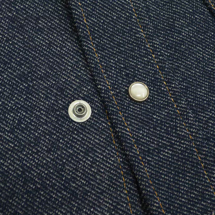 70's Lee jersey material trucker style jacket... LR