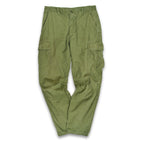 60's US ARMY Jungle Fatigue Pants, 1969 Modified... SMALL