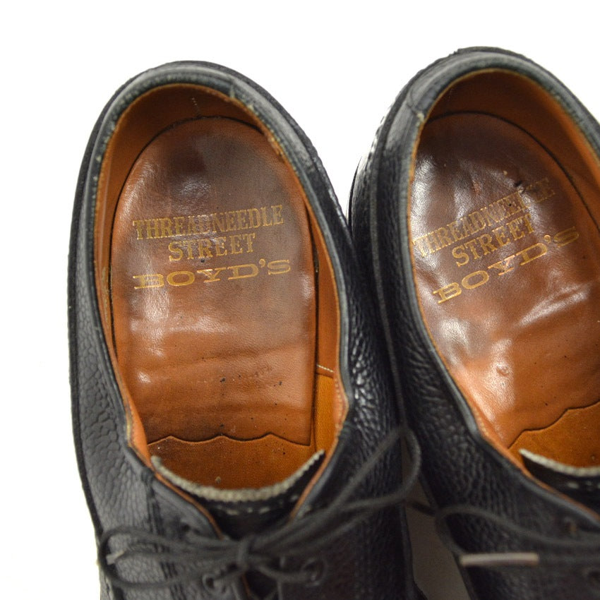 50's~ BOYD'S 'THREADNEEDLE STREET' Cap Toe Shoes... 71/2D