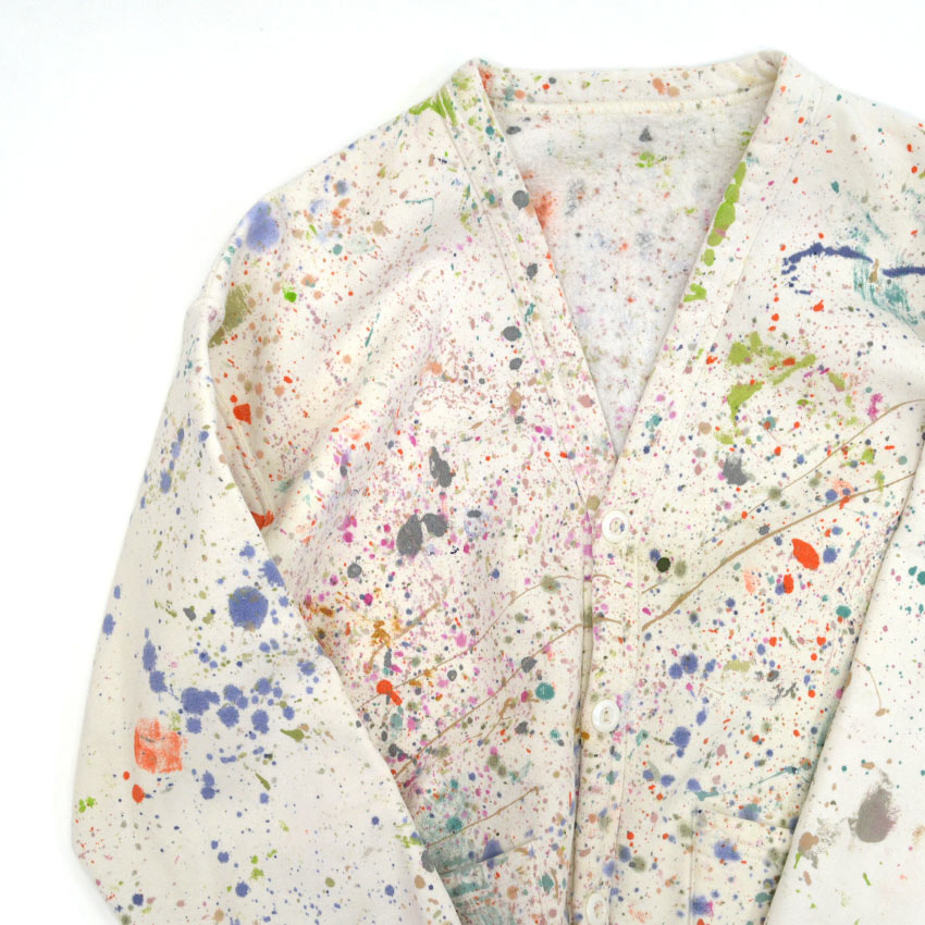 〜80's High sense of beauty Hand Painted Cotton Cardigan ...