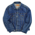 60's Levi's 70505 BIG-E Denim Jacket Cuff Cut!! ... Actual size 44